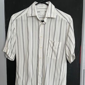 Sandro S/S button collared shirt in size Small